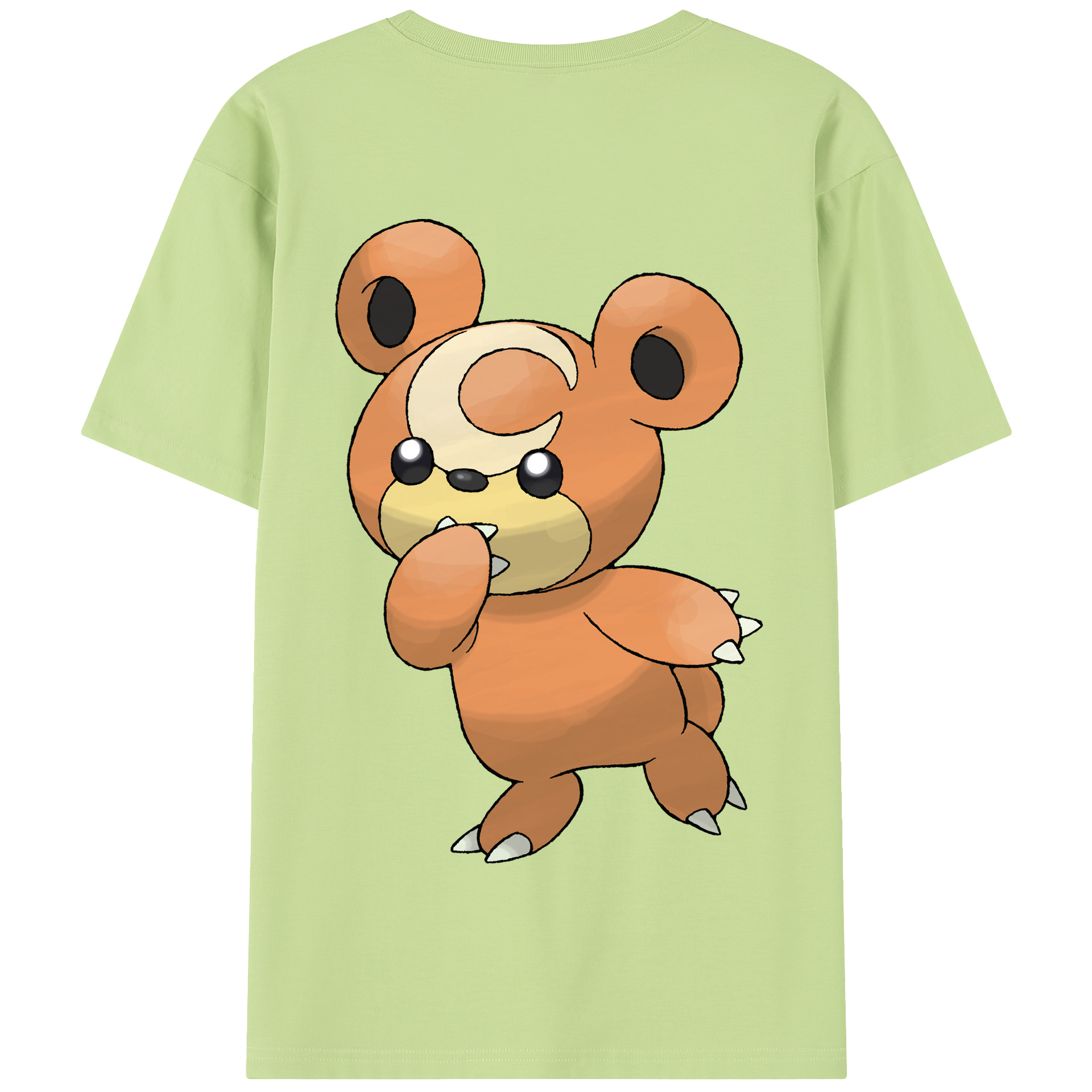 （画像用） ポケットモンスター Pokémon 綿100％半袖Tシャツ（背面プリント）